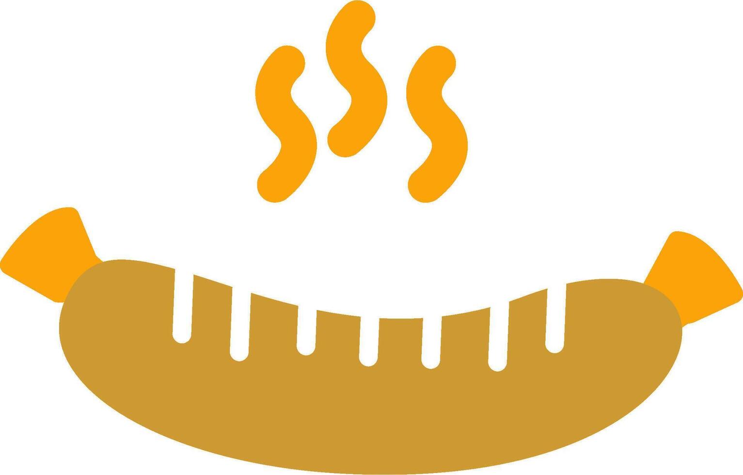 Hot Sausage Vector Icon