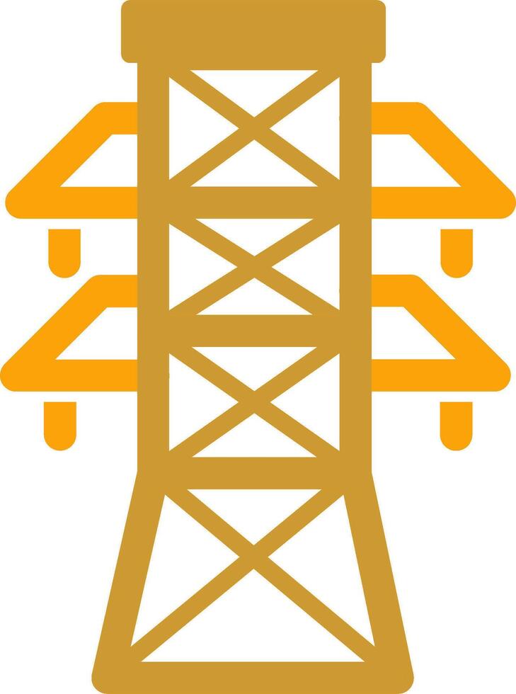 icono de vector de torre de electricidad