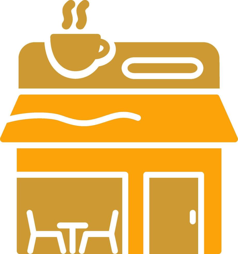 icono de vector de cafetería