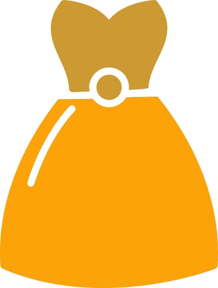 Cocktail Dress Vector Icon