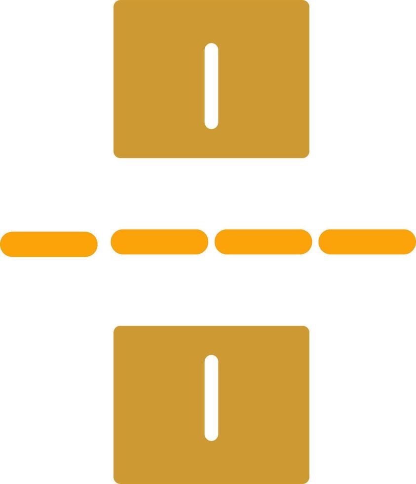 Linked Road Vector Icon