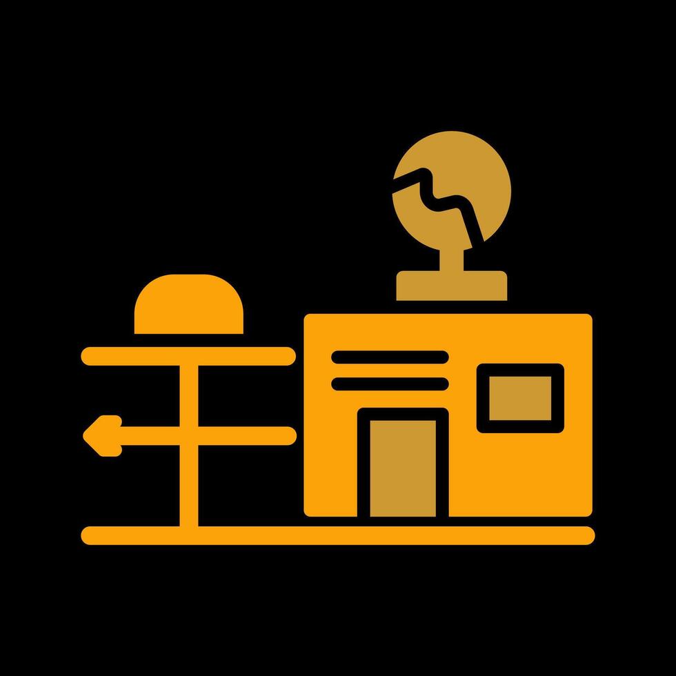 Weather Station Vector Icon
