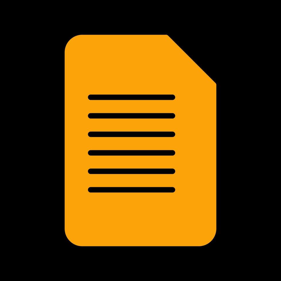 Document Vector Icon