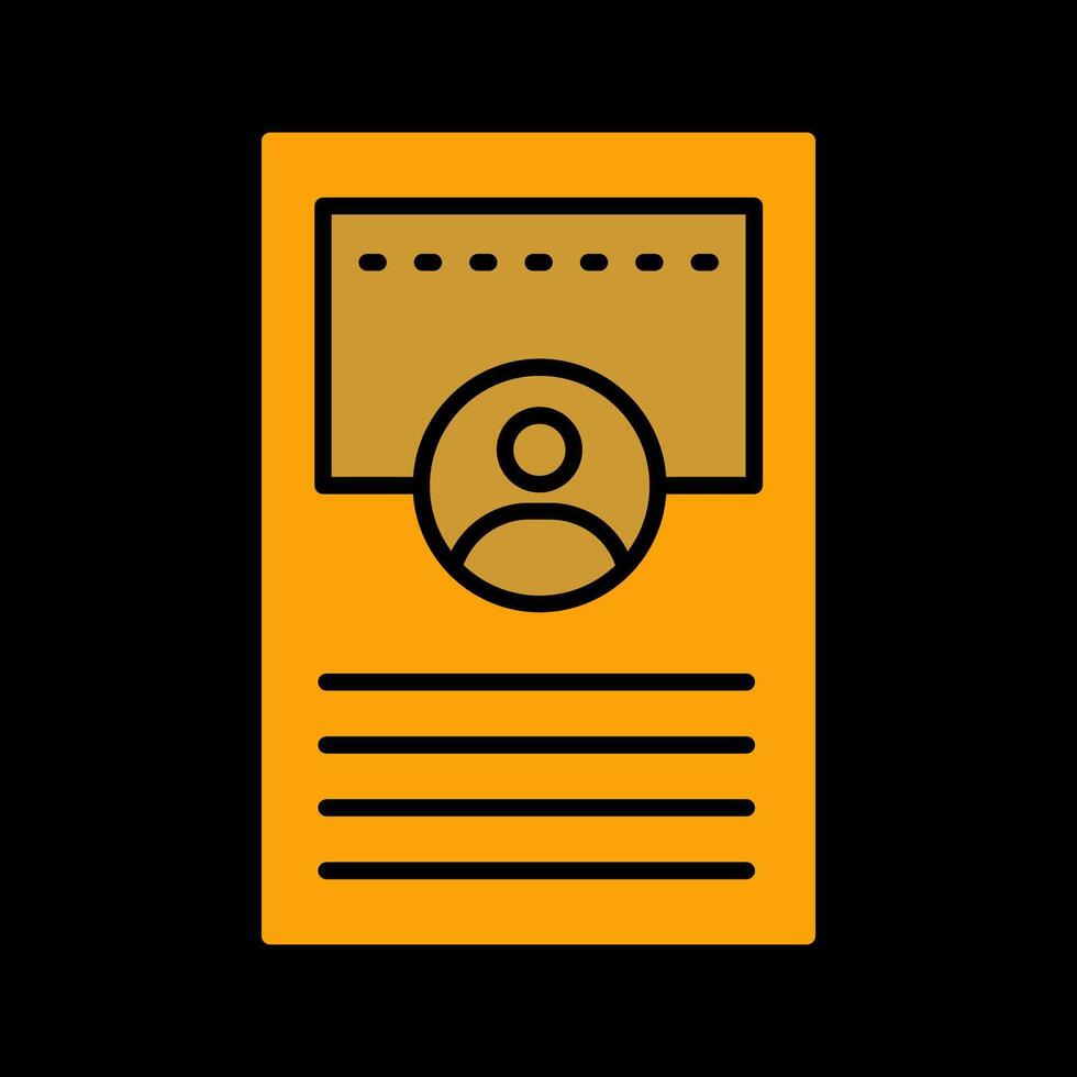 Profile Vector Icon