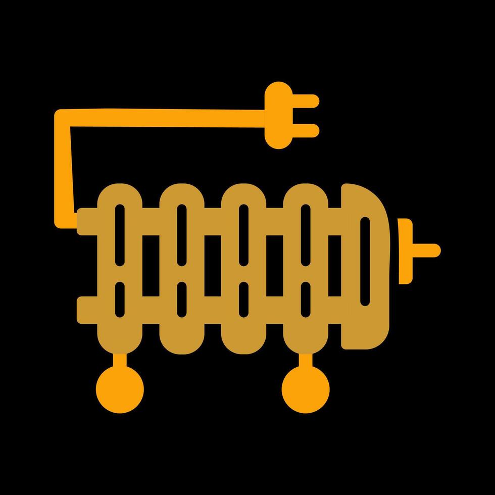 Oil Heater Vector Icon