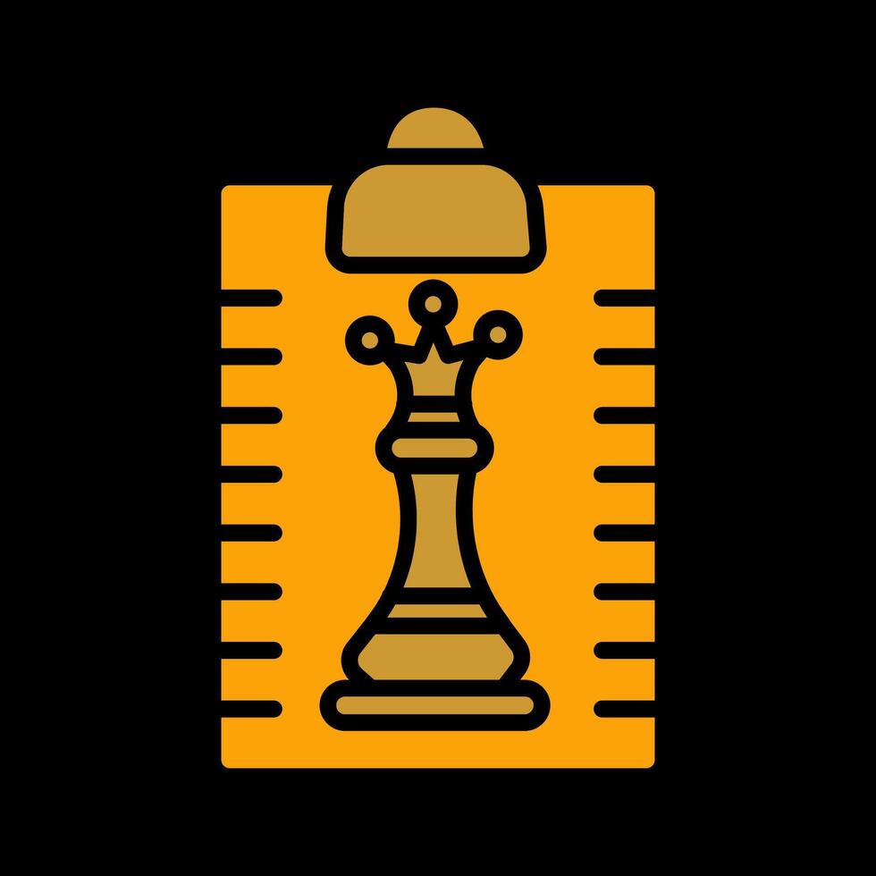 Clipboard Chess Vector Icon