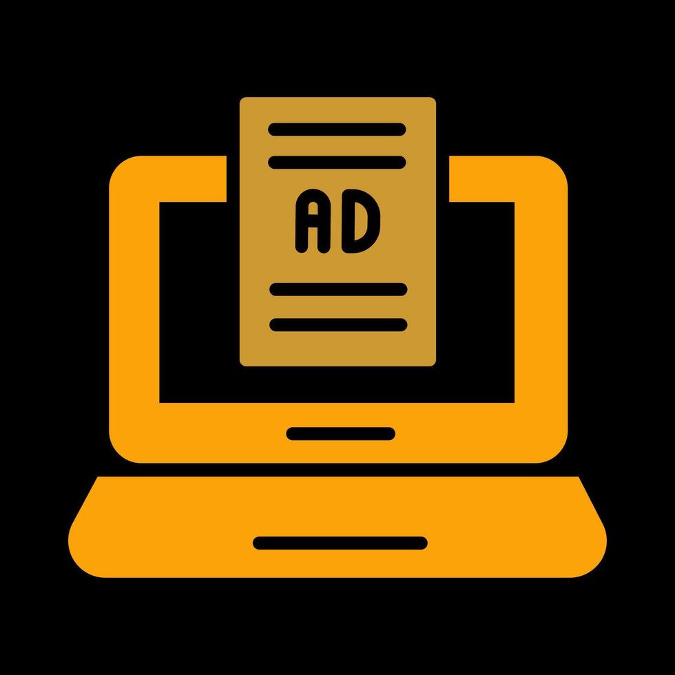 Internet Ads Vector Icon