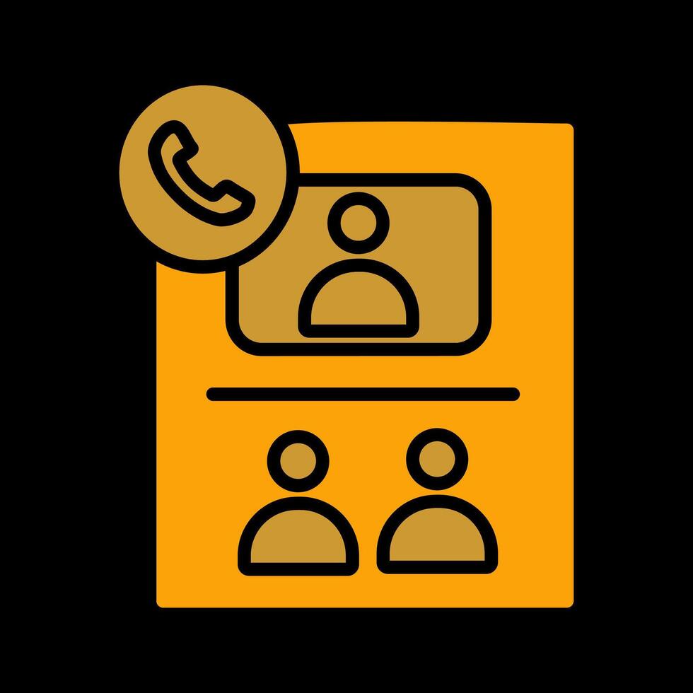 Conference Call Vector Icon