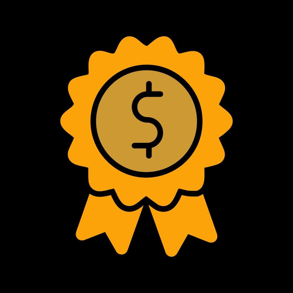 Dollar Badge Vector Icon