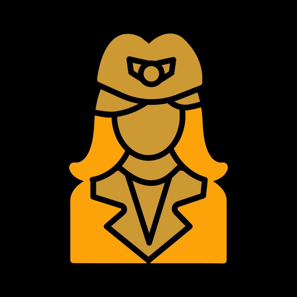 Flight Attendant Vector Icon