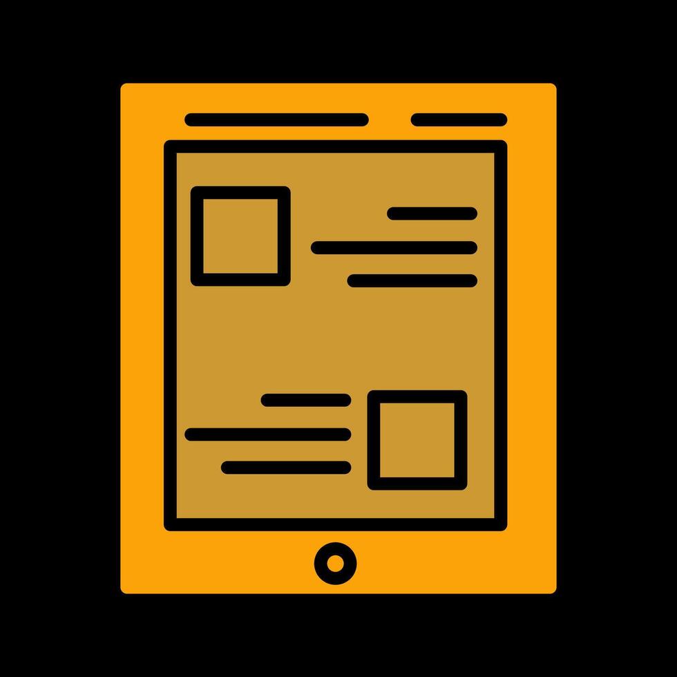 Tablet Vector Icon