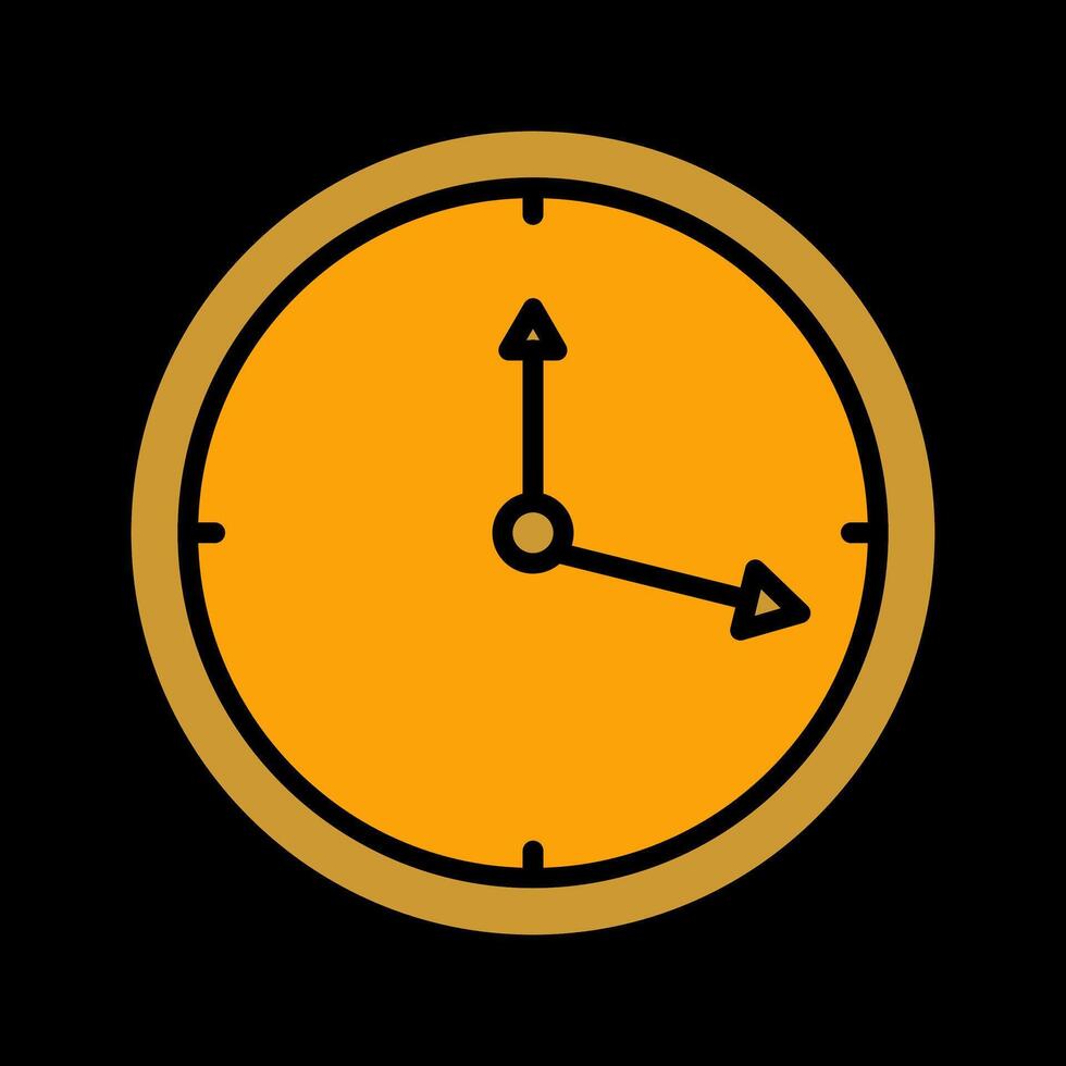 icono de vector de reloj