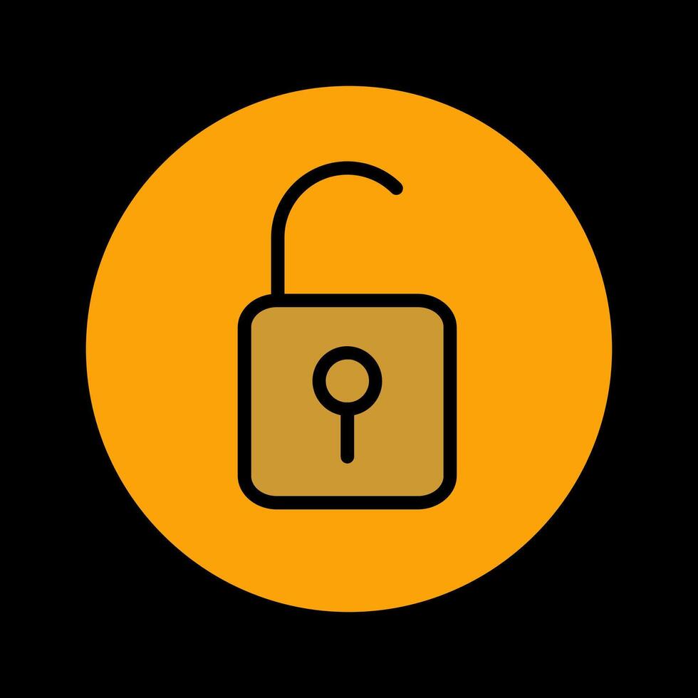 Open Lock II Vector Icon