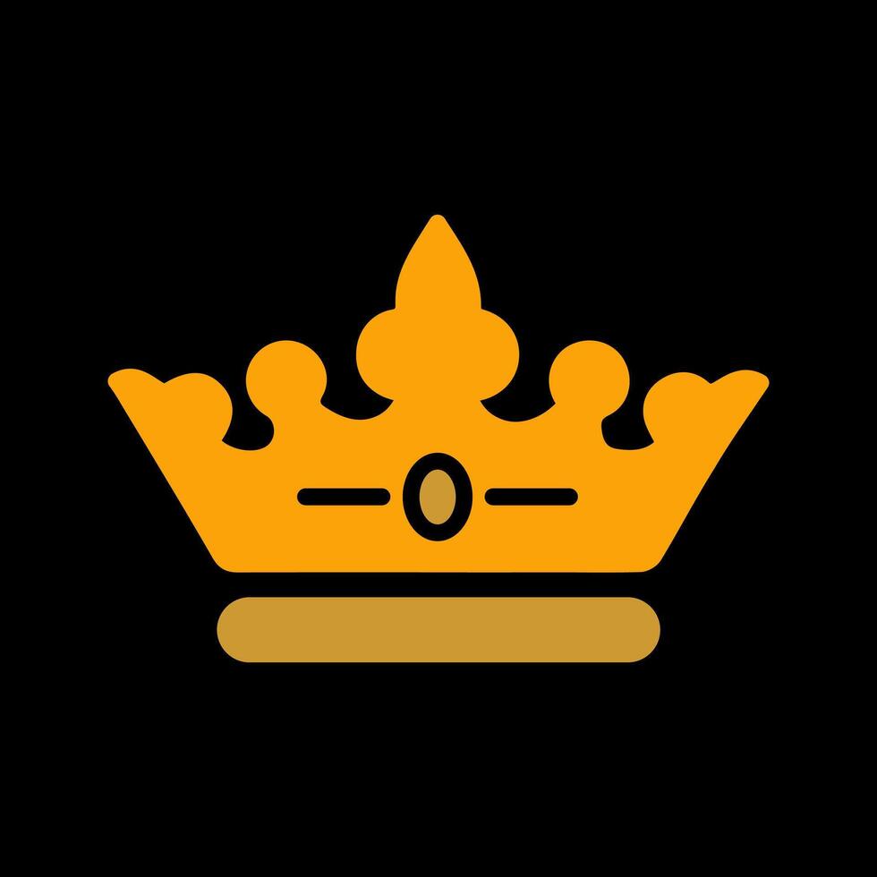 icono de vector de corona