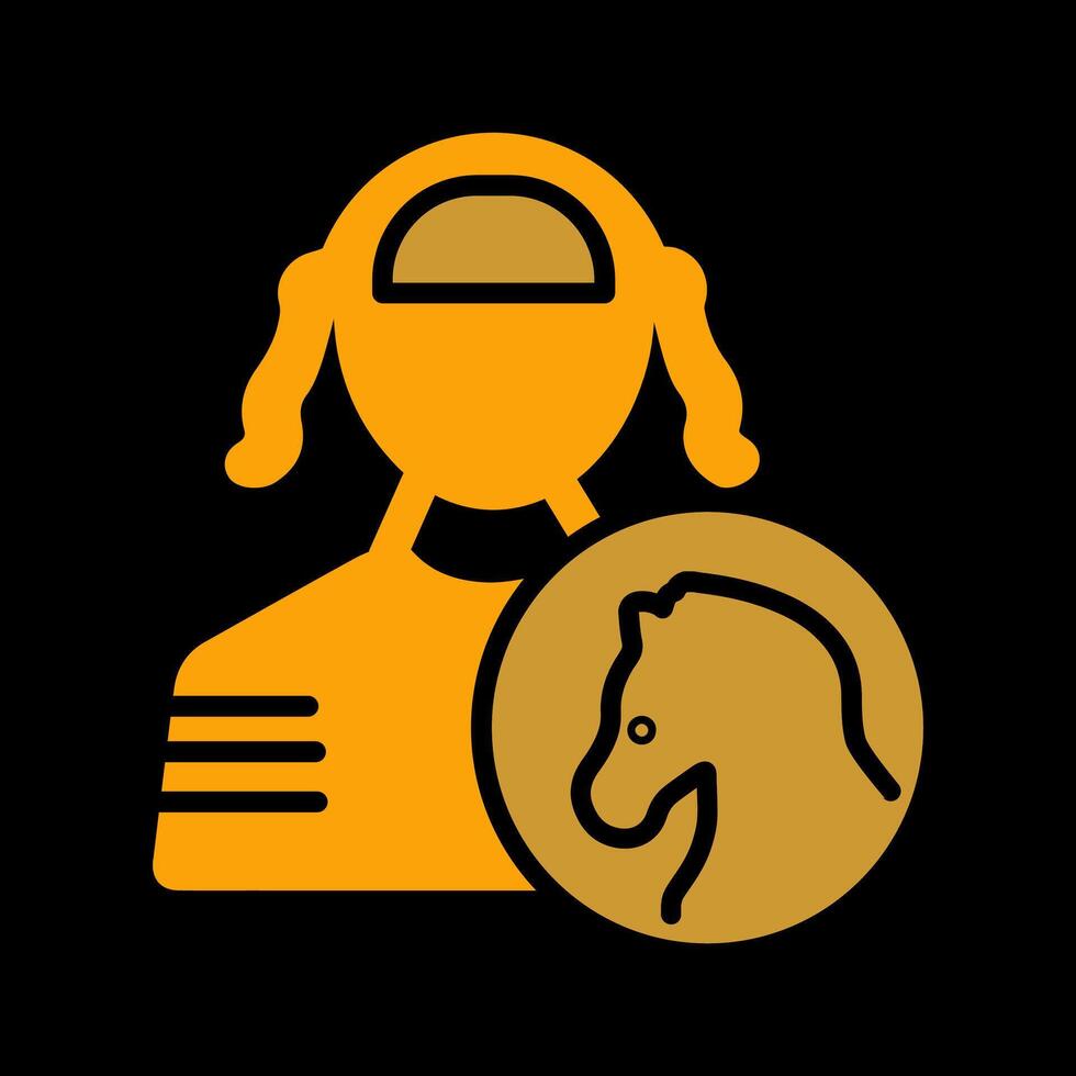 jockey vector icono