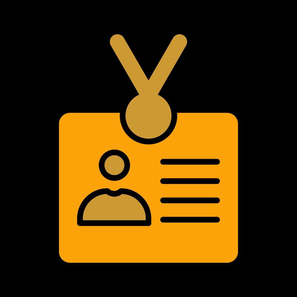 Identity Card I Vector Icon