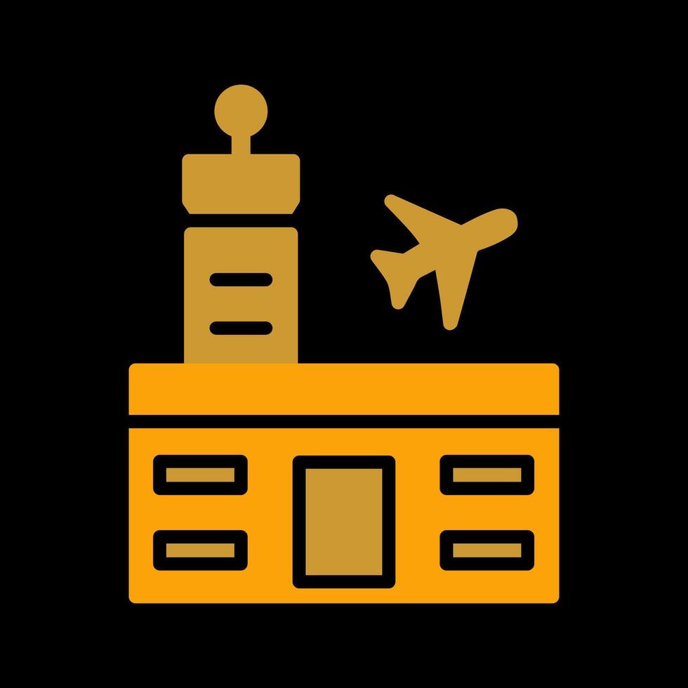 Airport Building Vector Icon