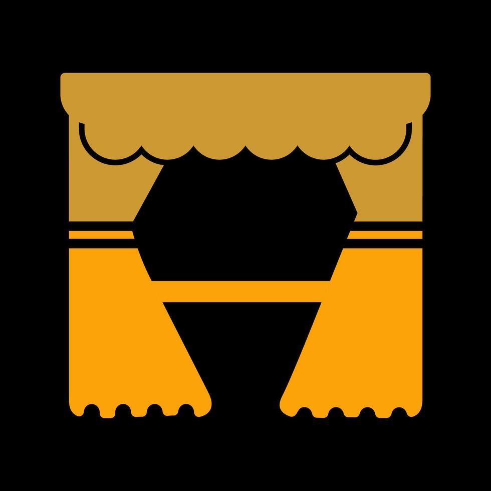 Curtains Vector Icon