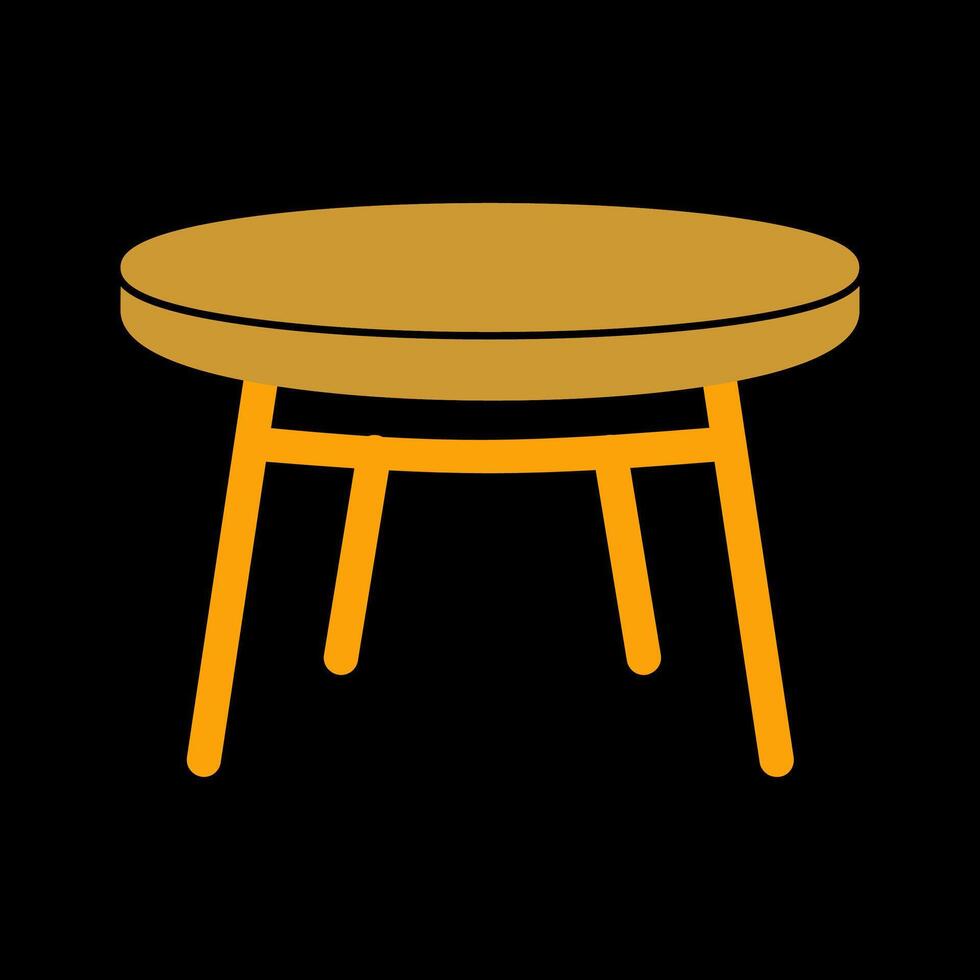 Small Table Vector Icon