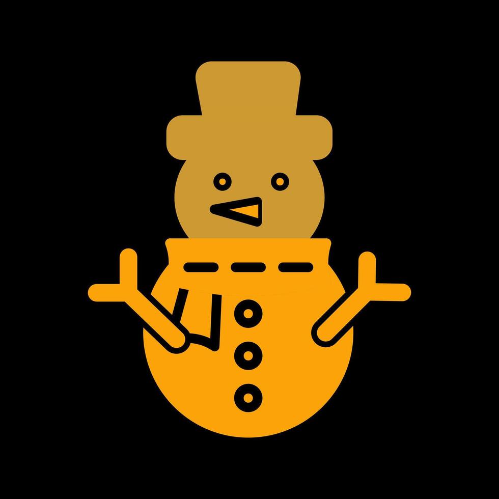 Snowman Vector Icon