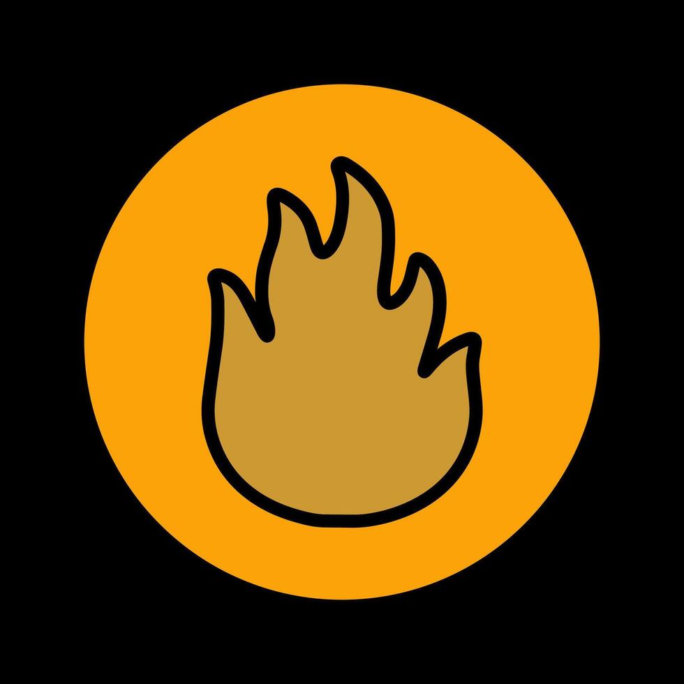 icono de vector de fuego