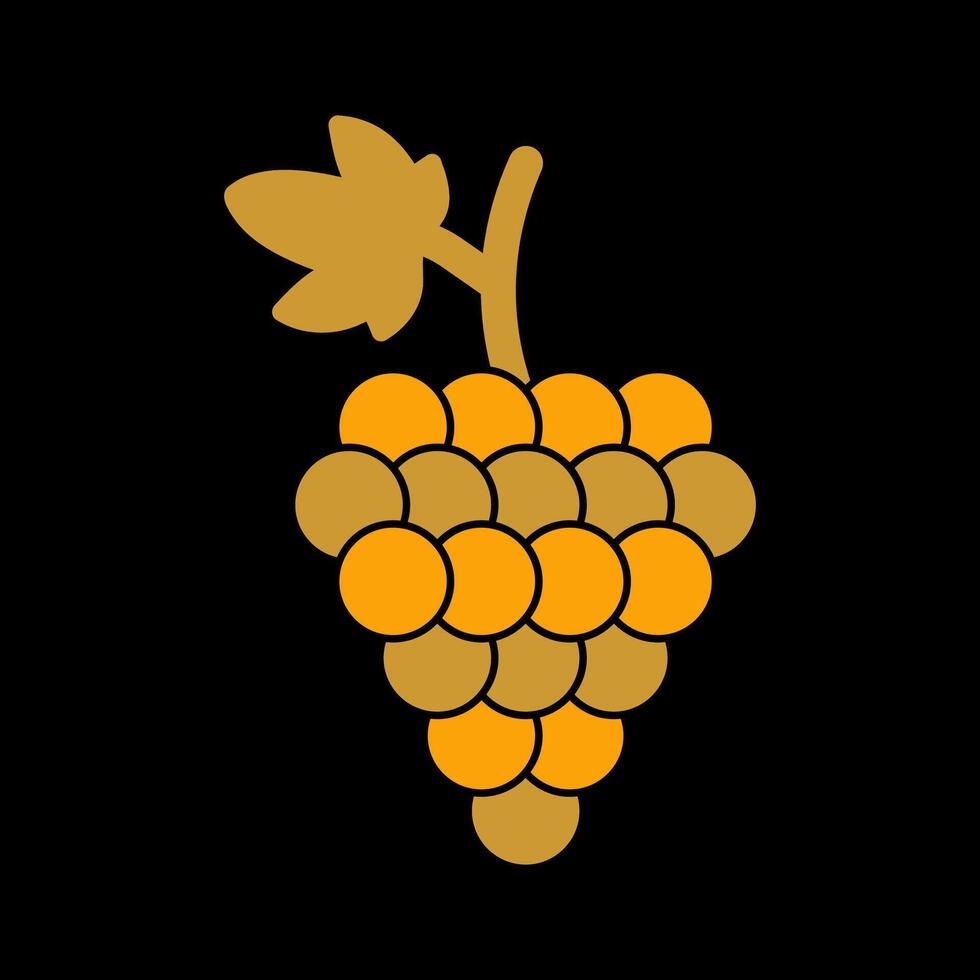 Grapes Vector Icon