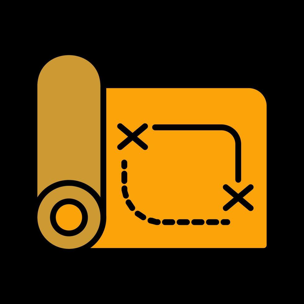 Pirate Map Vector Icon