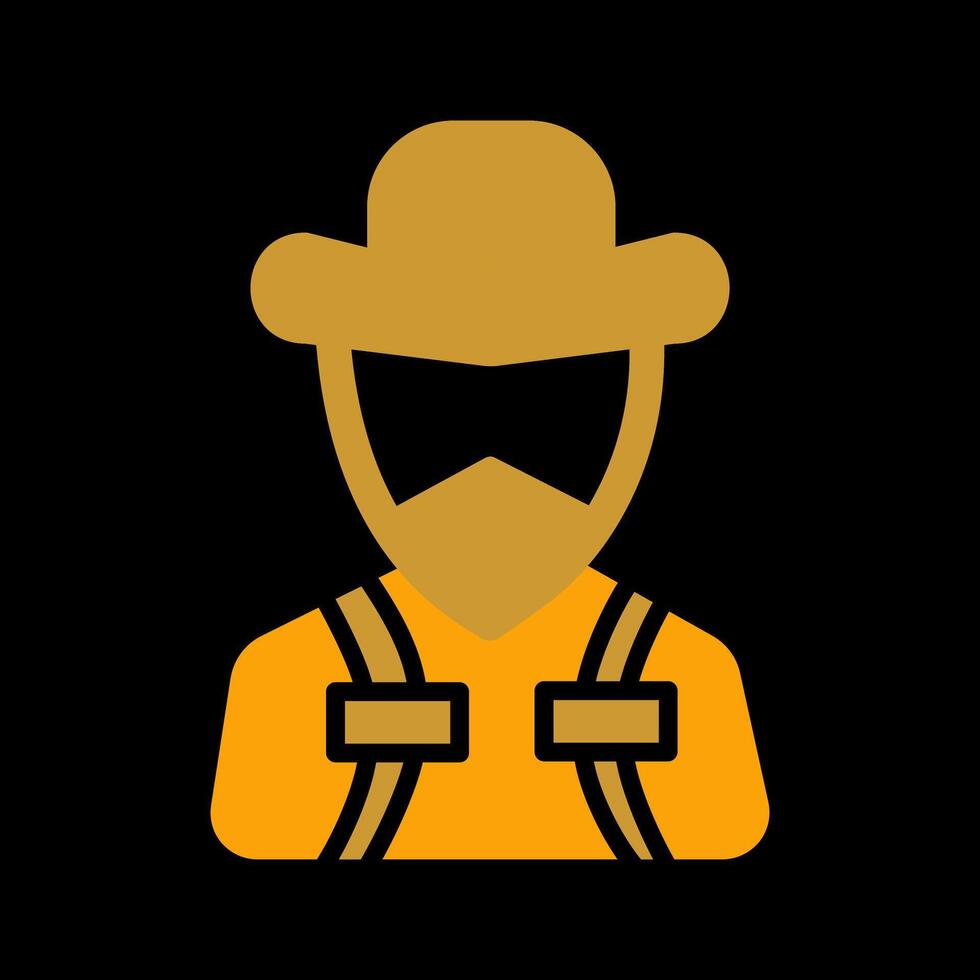 icono de vector de bandido