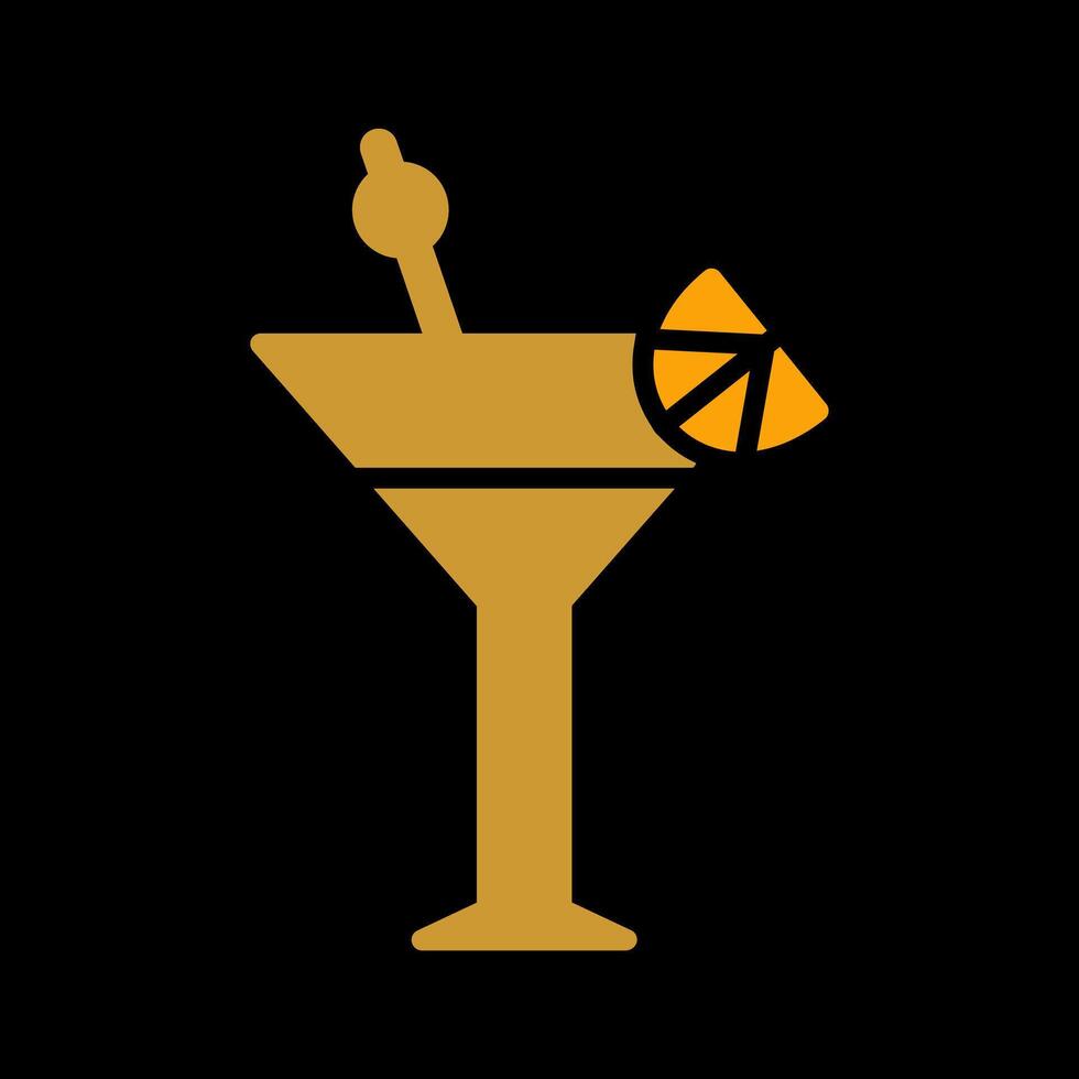 icono de vector de martini