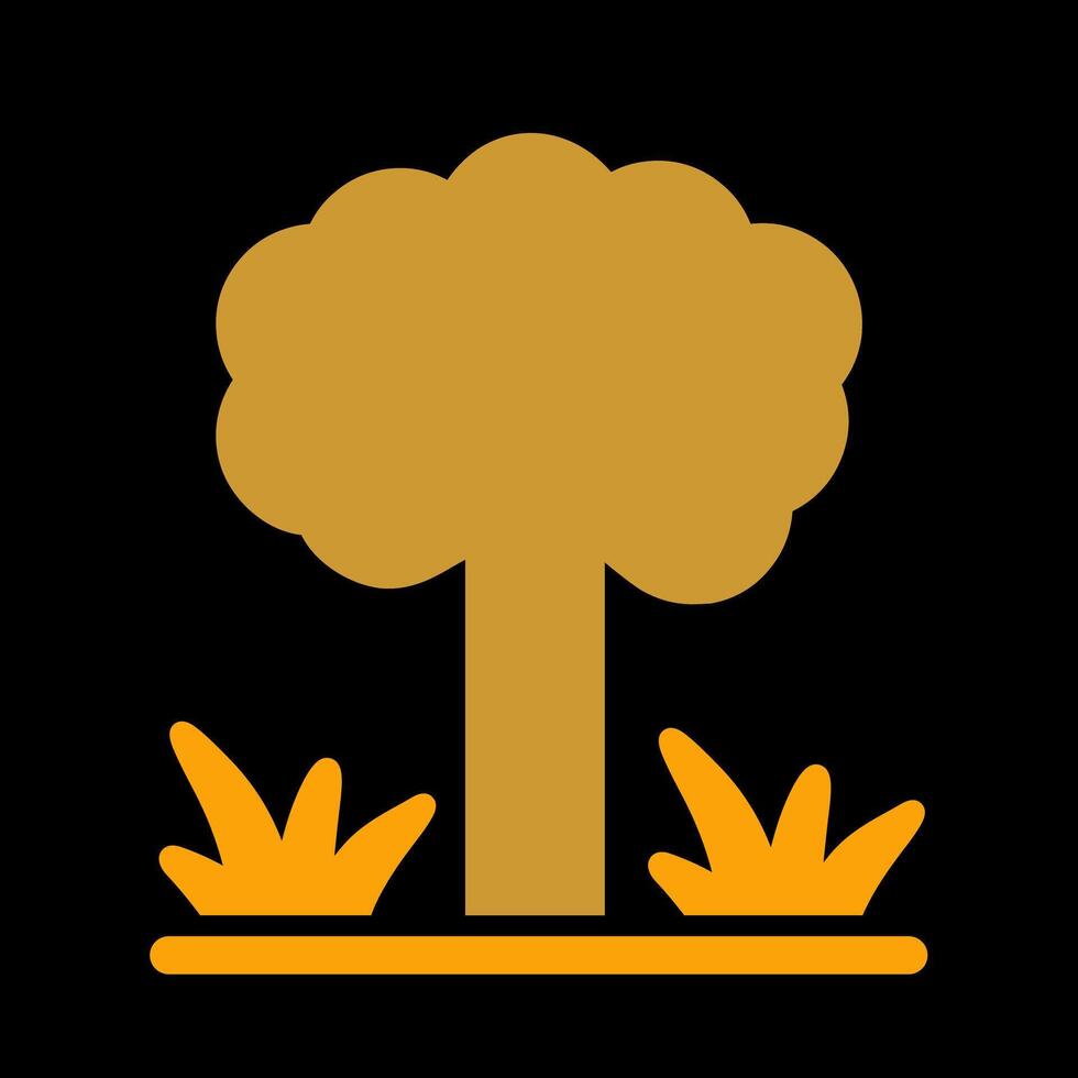 icono de vector de árbol