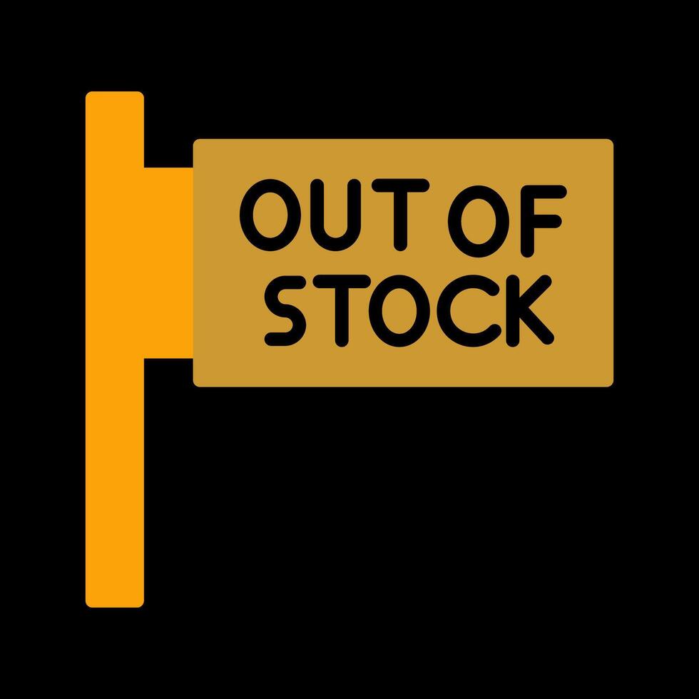 Out of Stock Vector Icon