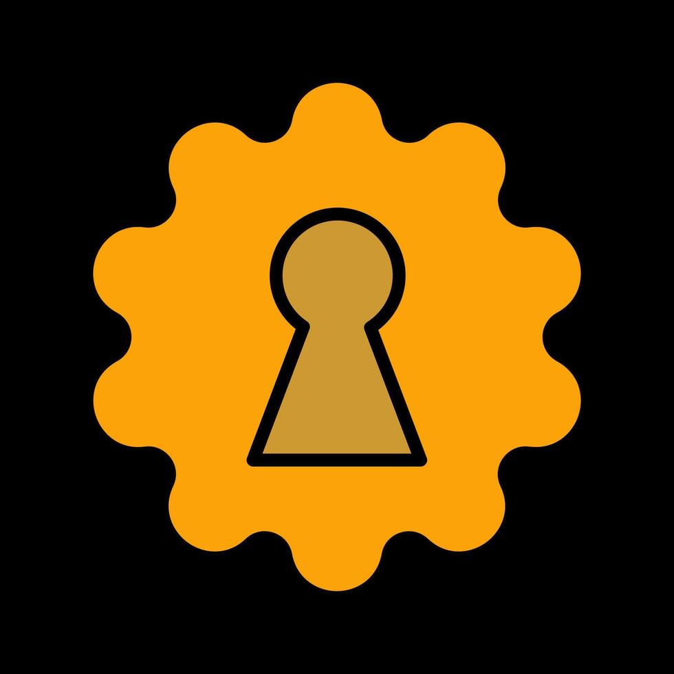 Key Hole Vector Icon