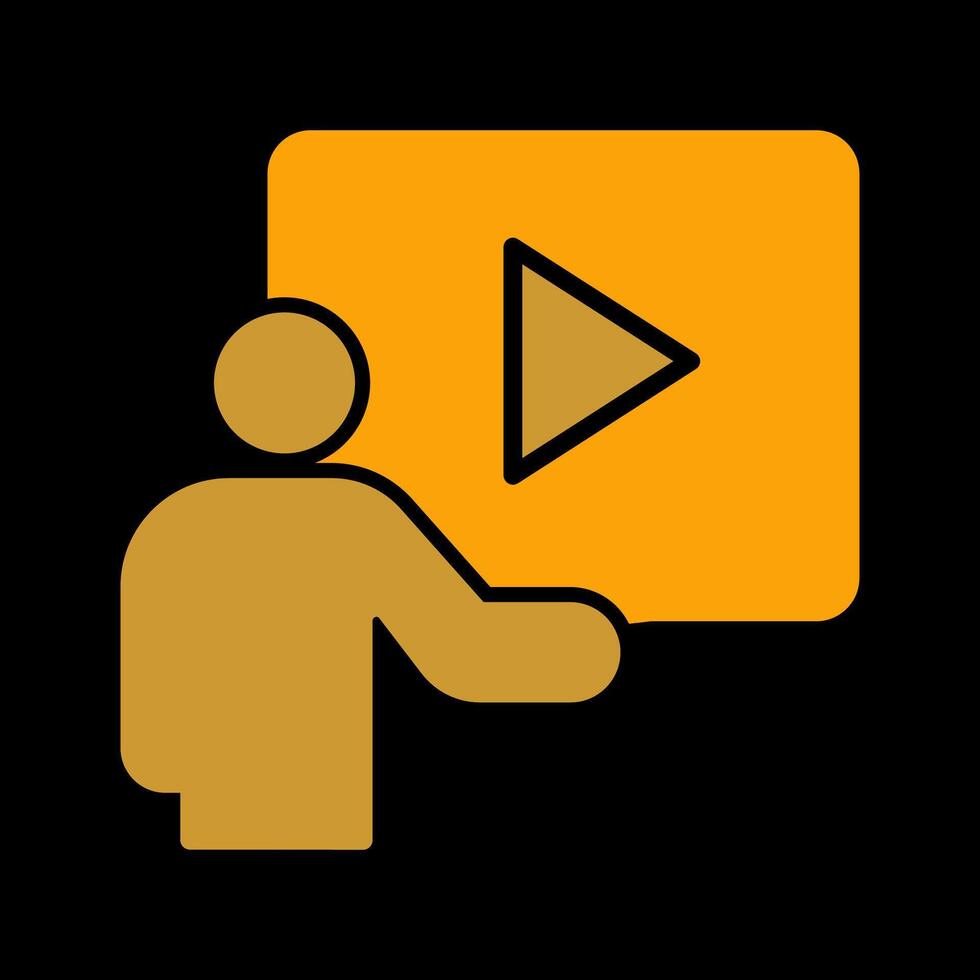 Video Lesson Vector Icon