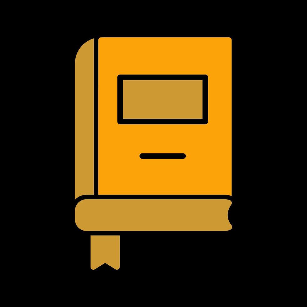 icono de vector de libro