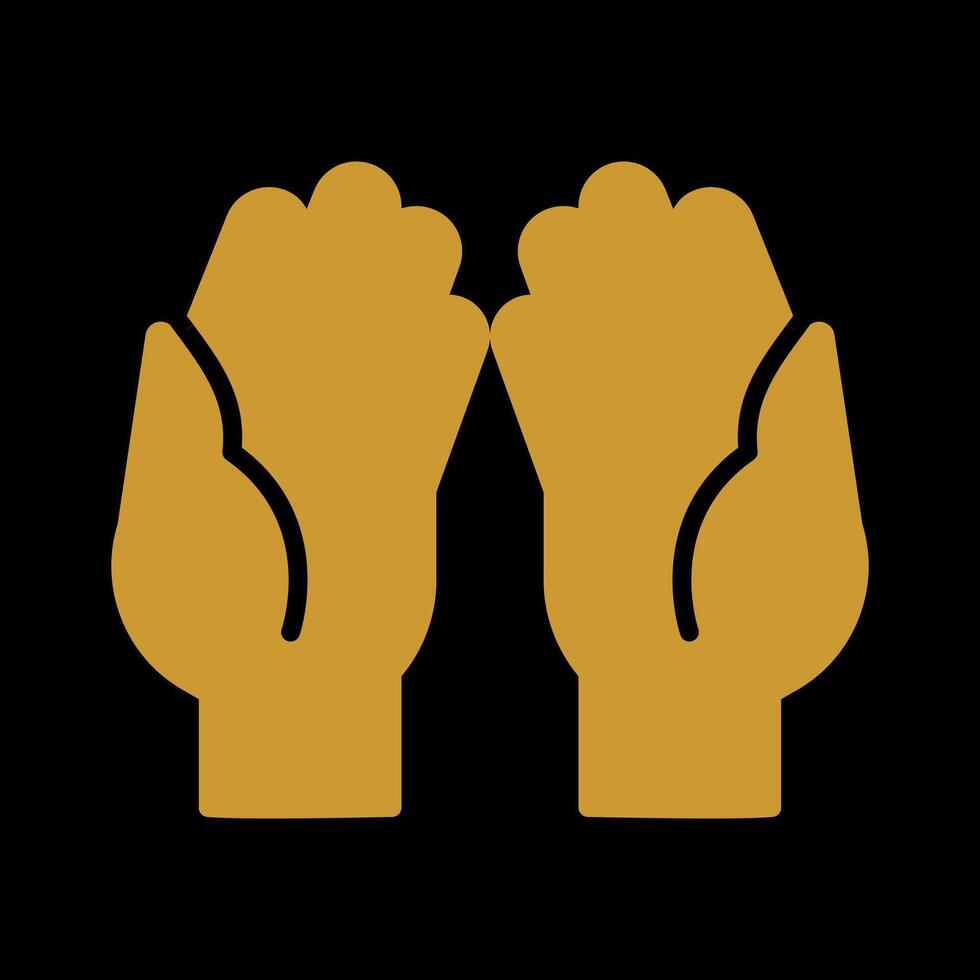 Praying Hands Vector Icon