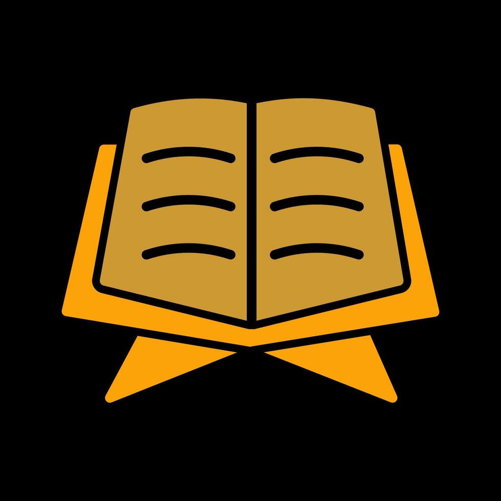 icono de vector de libro sagrado