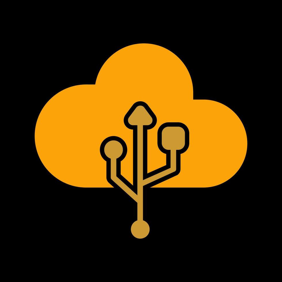 icono de vector de cable