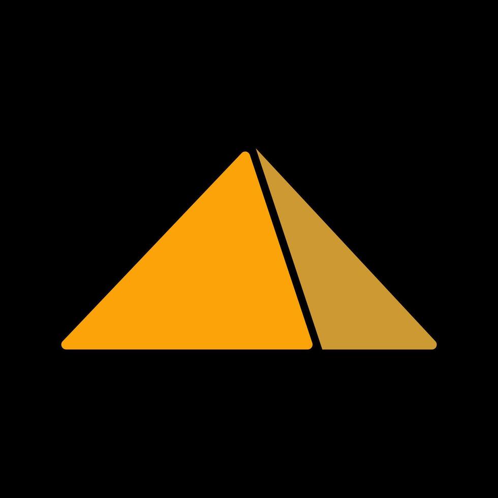 Pyramid Vector Icon