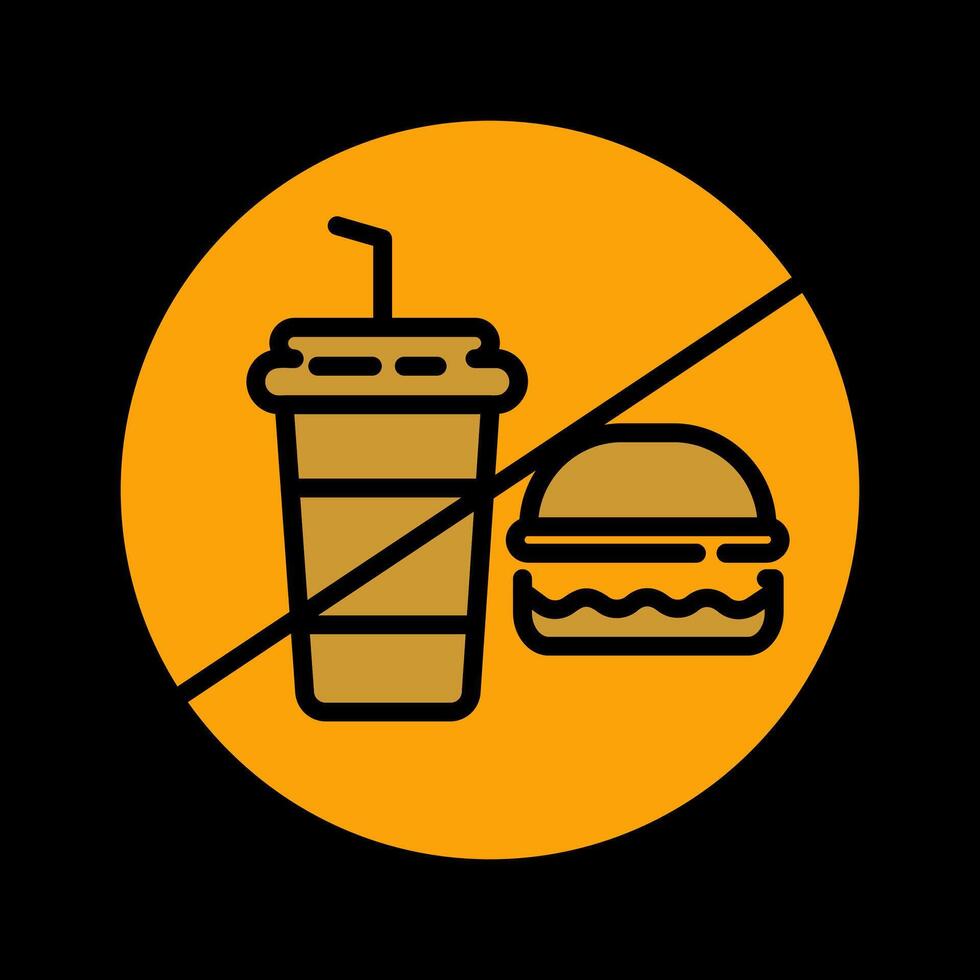 No Food Vector Icon