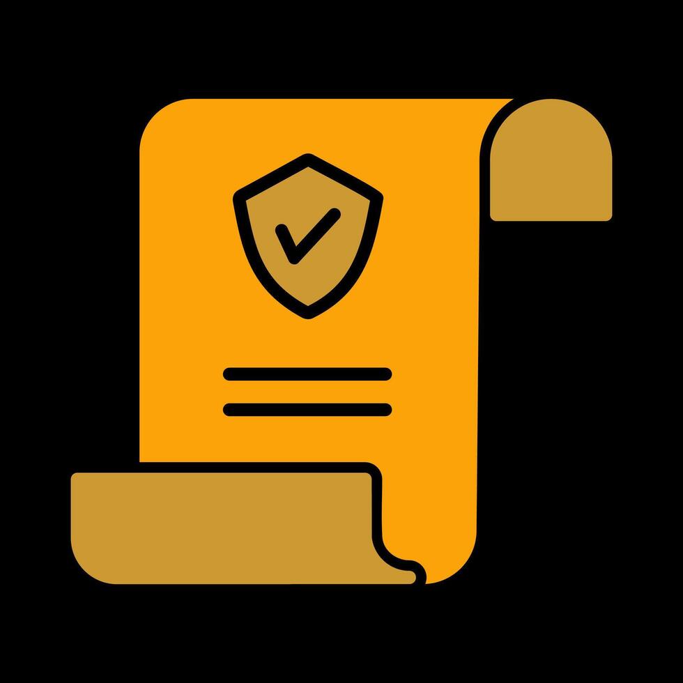 Insurance Policy Vector Icon
