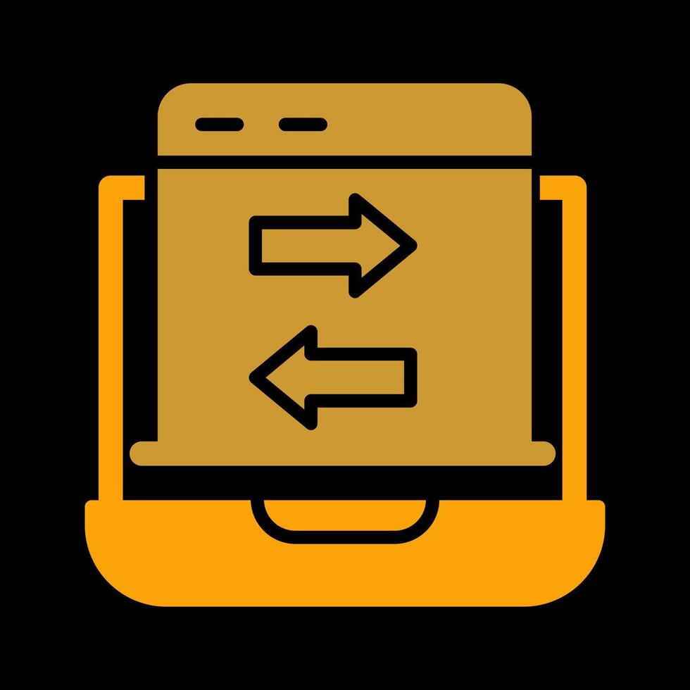 Data Transfer Vector Icon