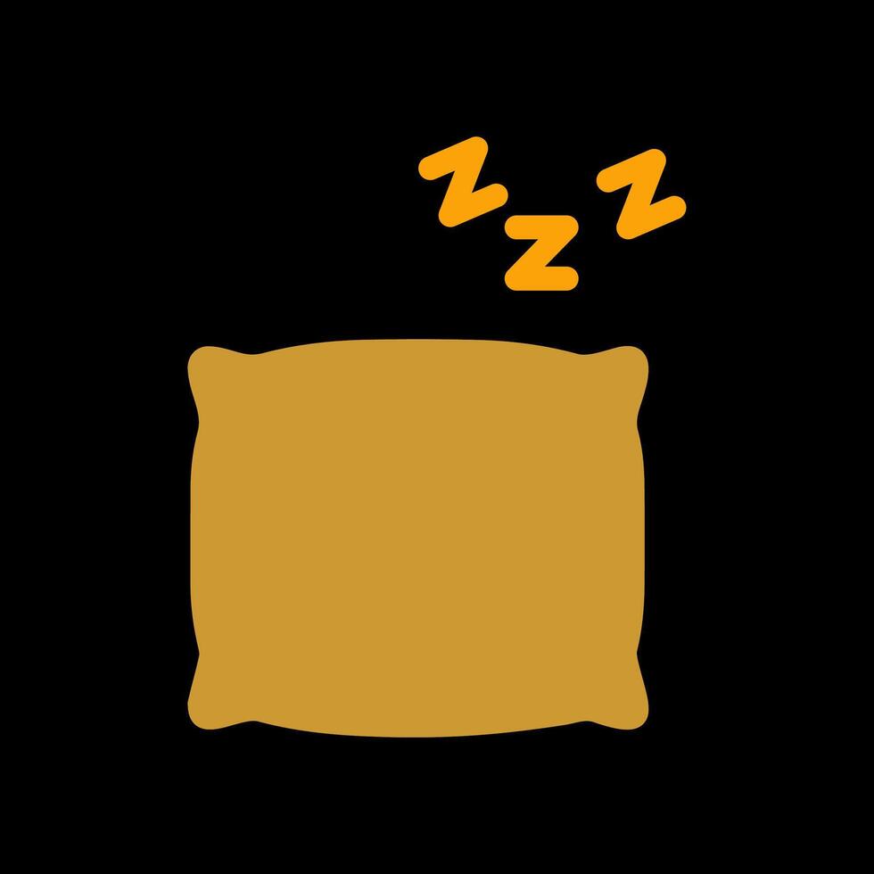 icono de vector de almohada