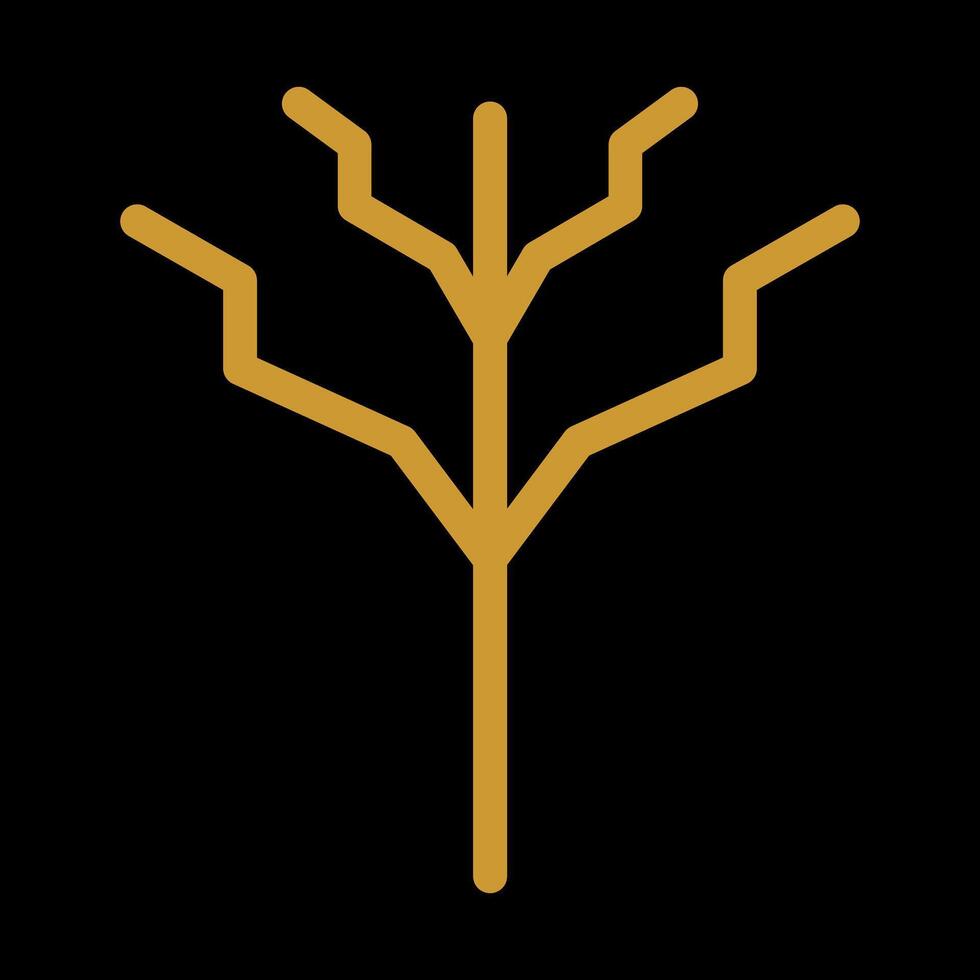 Tree with no leaves Vector Icon