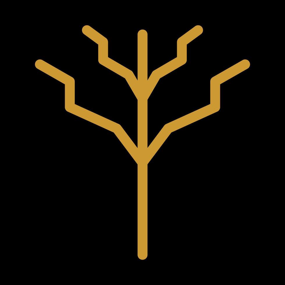 Tree with no leaves Vector Icon