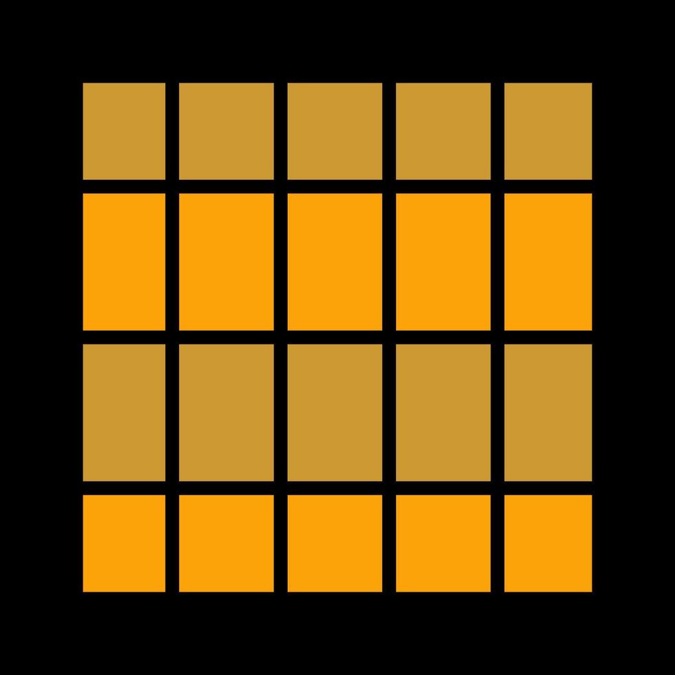 Table of Rates Vector Icon