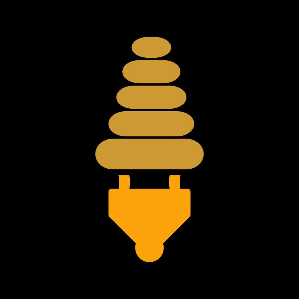 Energy Saver Bulb Vector Icon