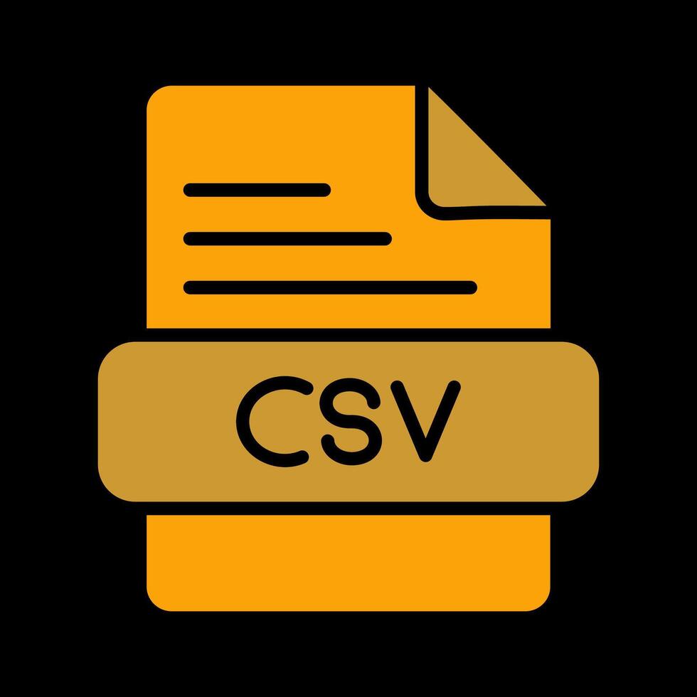 CSV Vector Icon