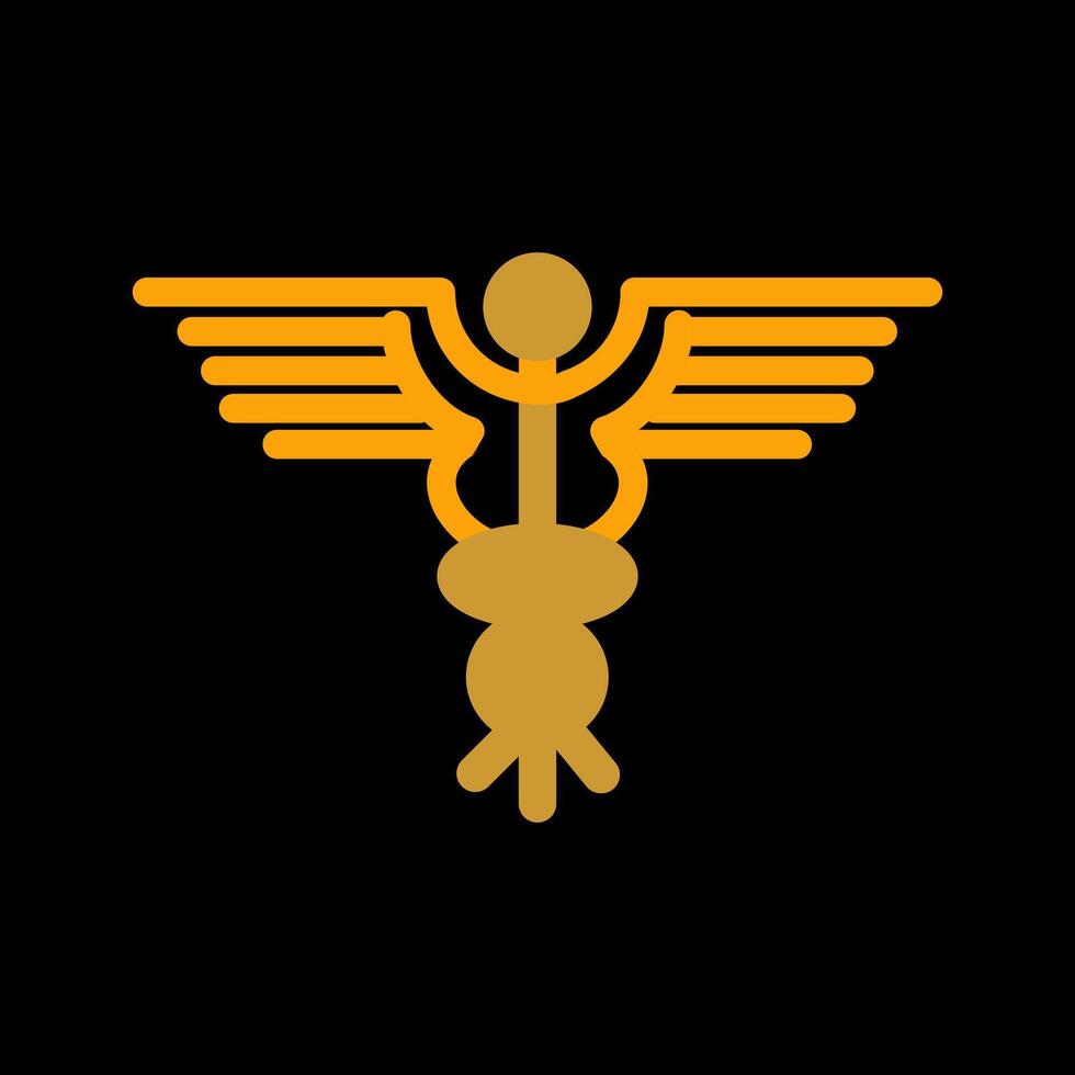 Caduceus Vector Icon