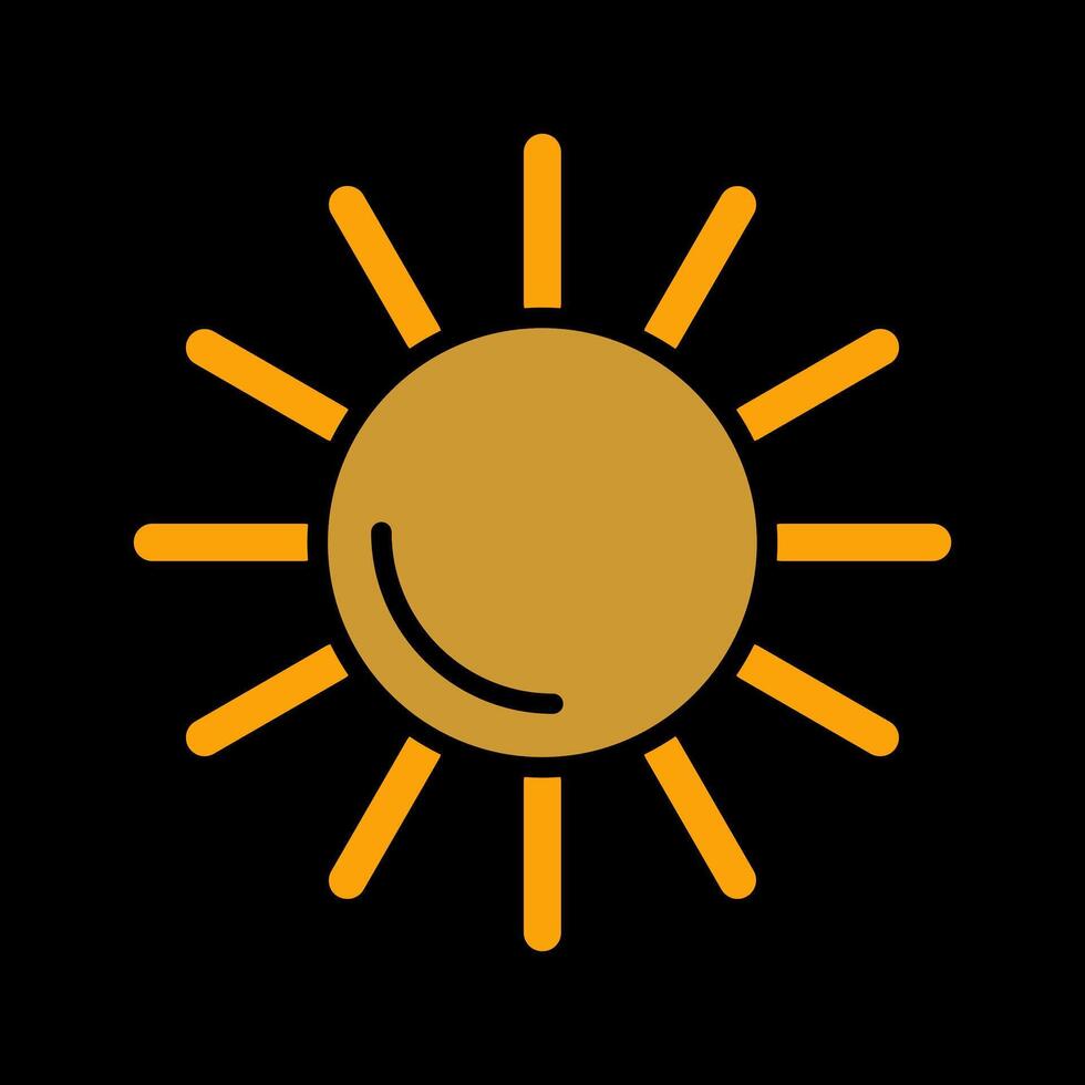 Sun II Vector Icon