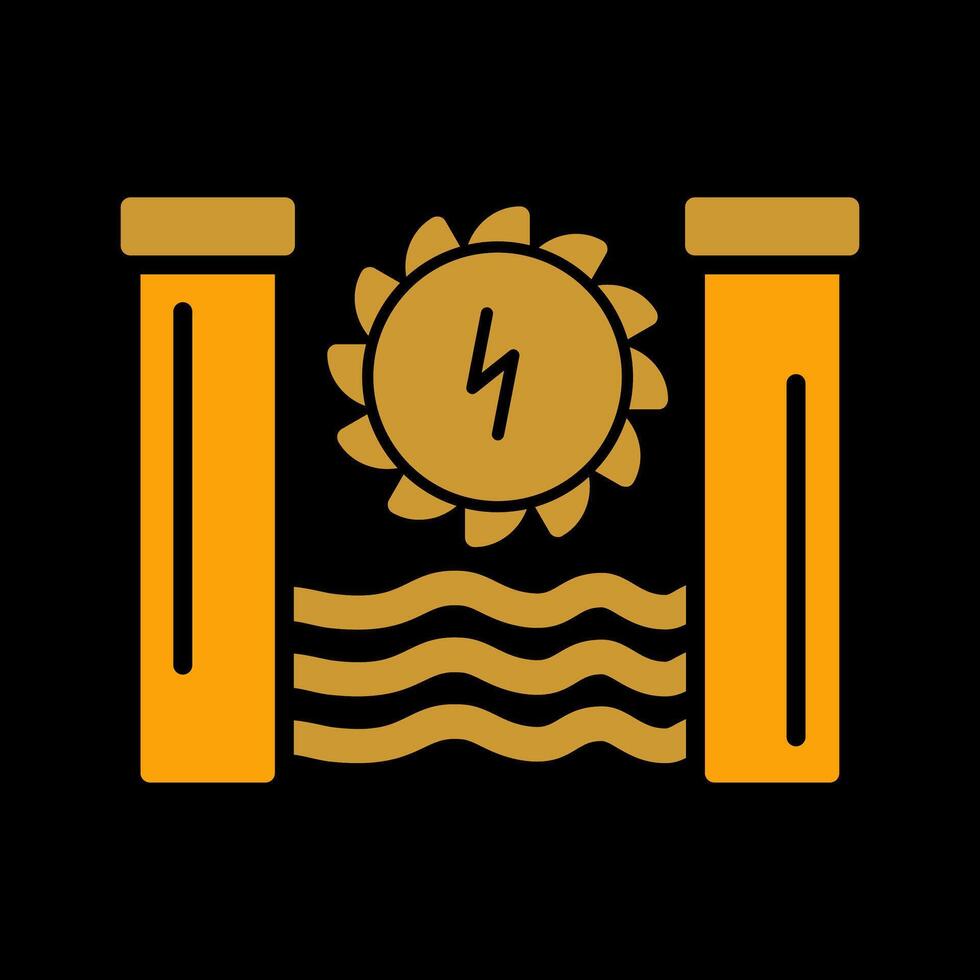 Hydro Power Vector Icon